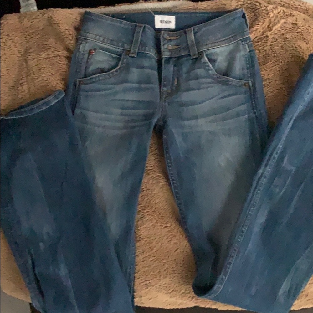 Hudson  Signature midrise bootcut jeans